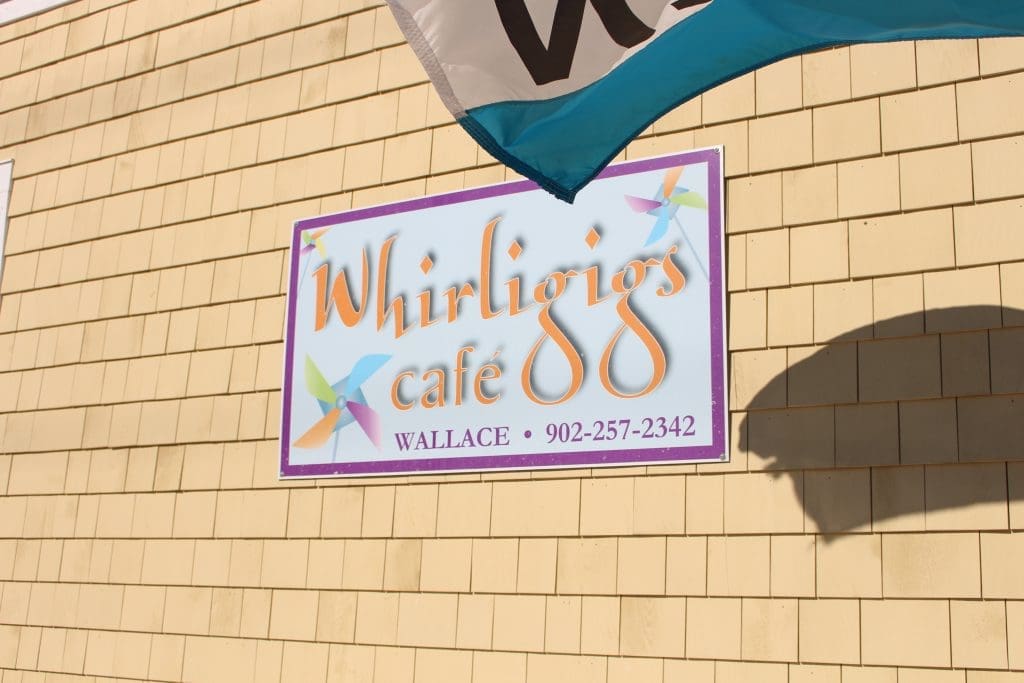 Whirligigs sign