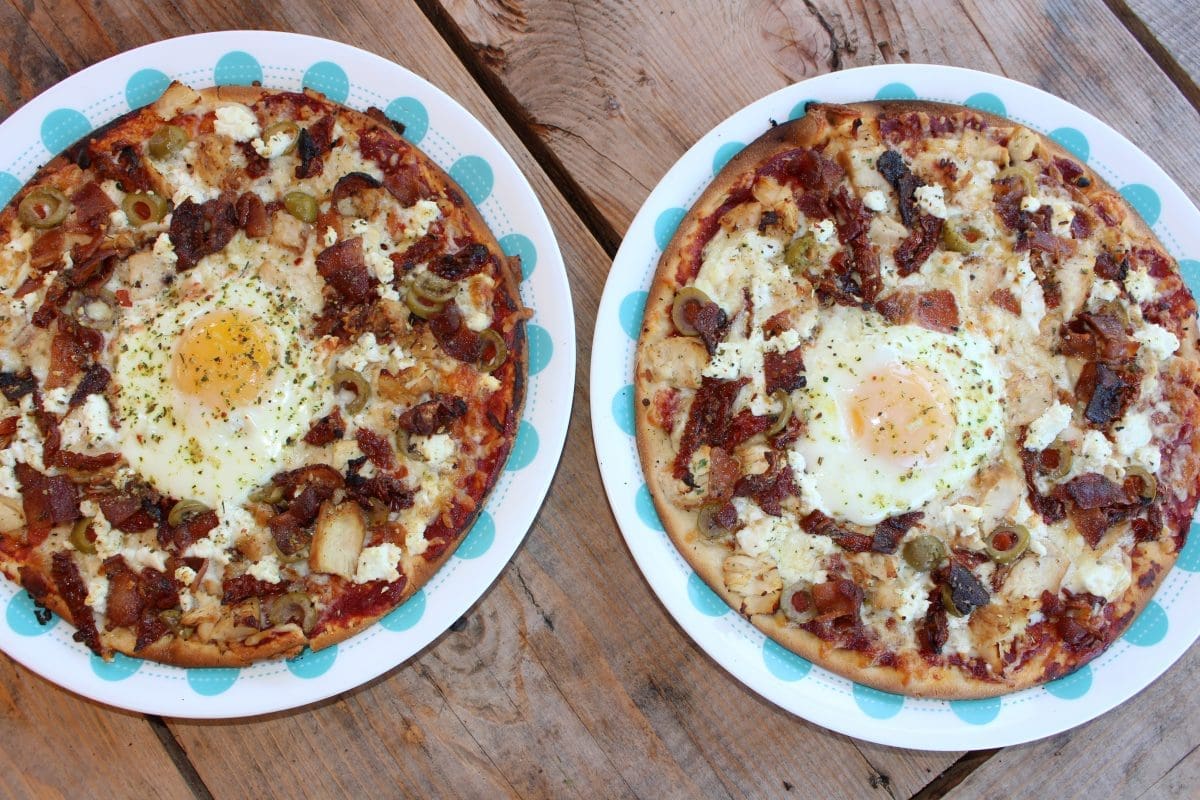 Gluten Free Grilled Breakfast Pizza