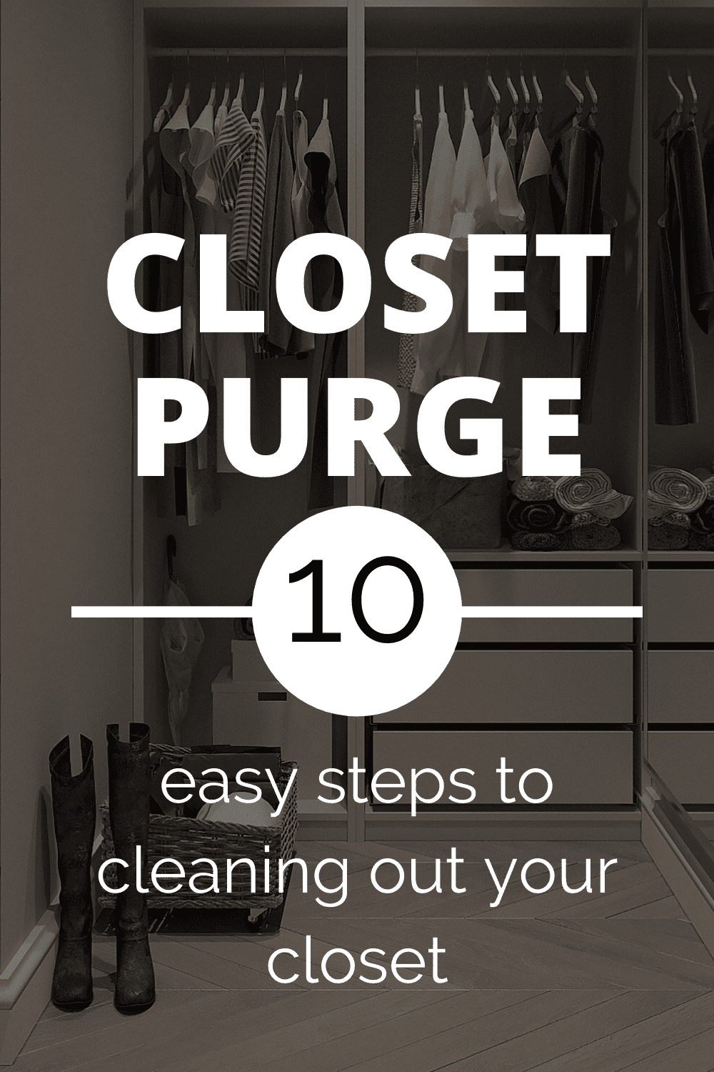 cleaning out your closet