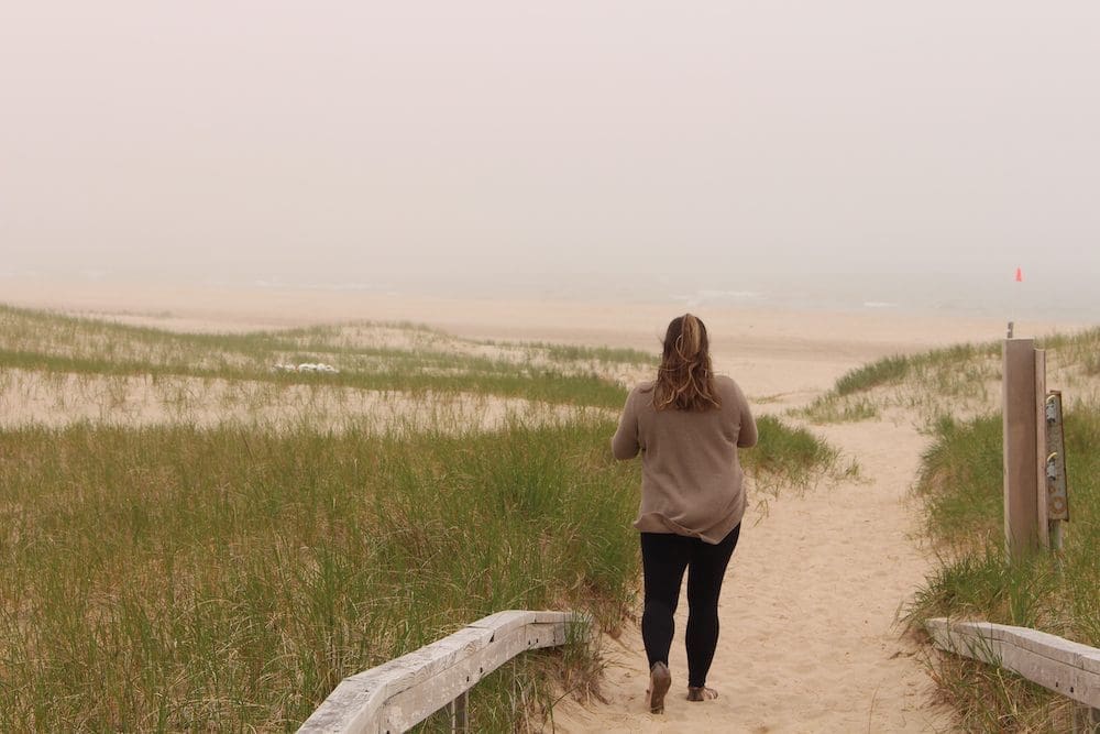 old harry beach, Magdalen Islands