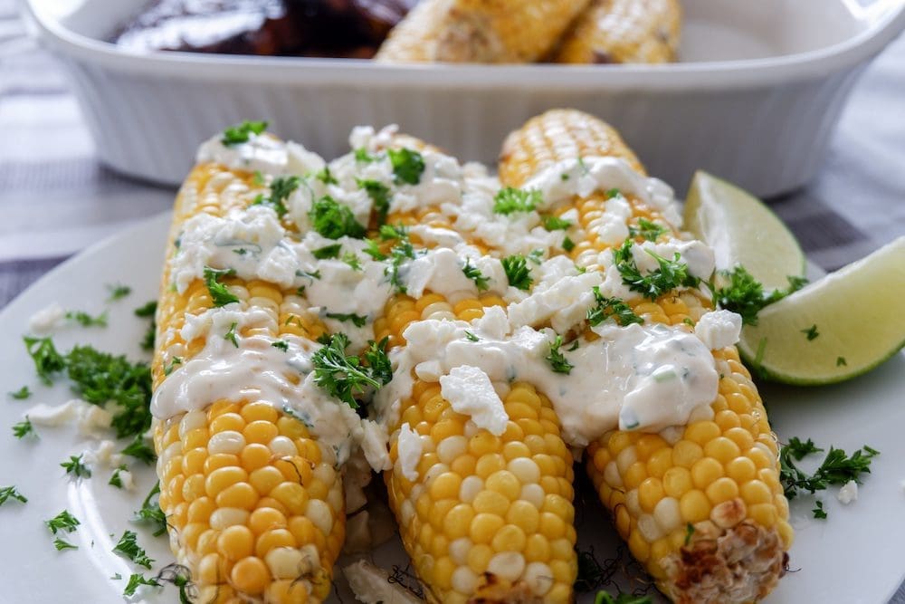 Grilled Mexican Street Corn (Elote) - Once Upon a Chef