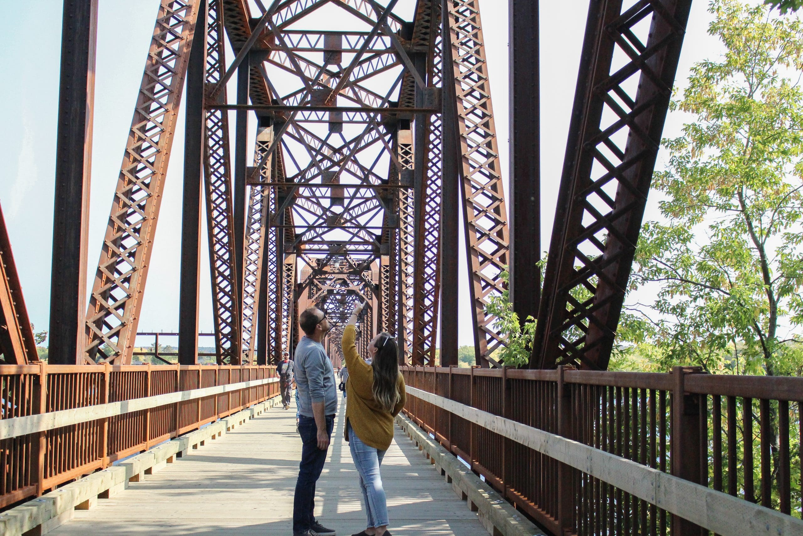 Bill Thorpe Walking Bridge Fredericton