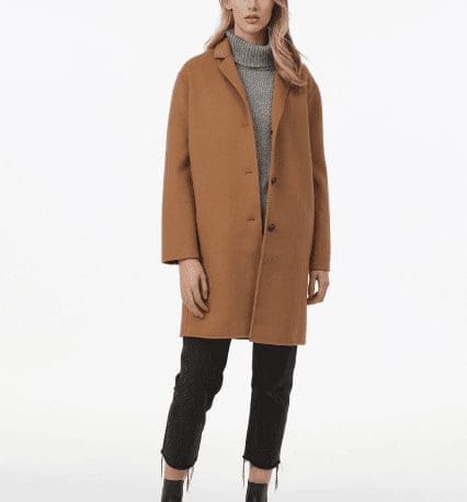 Neutral Wool Coat